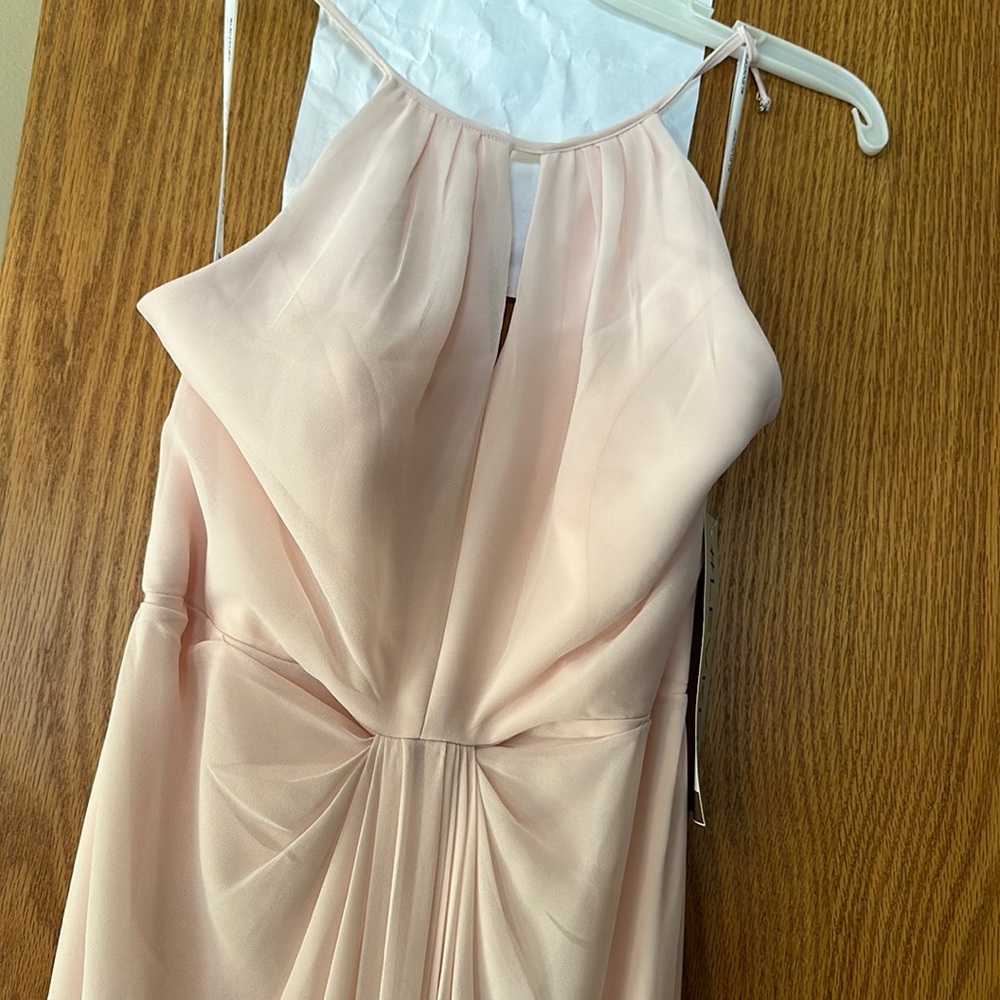 Never worn light pink bridesmaid dress